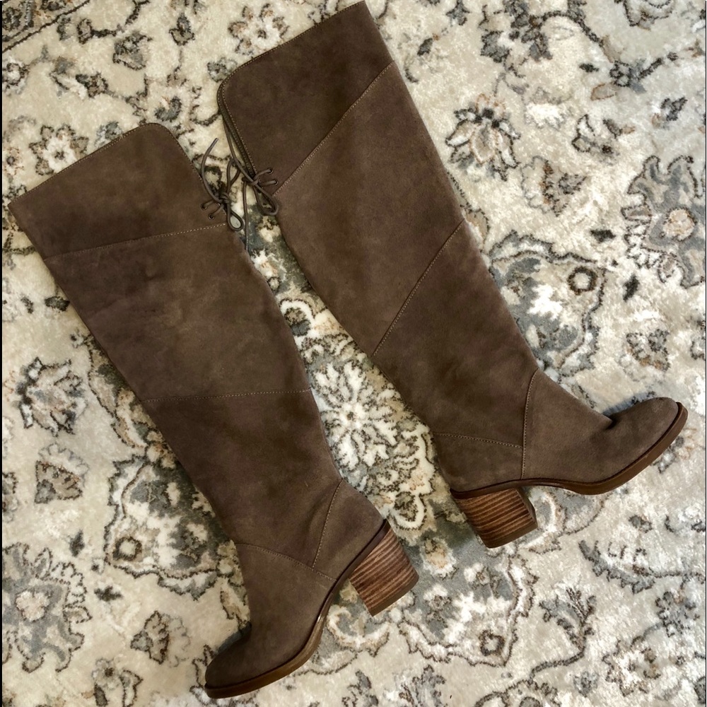 Lucky Brand Suede Over the Knee Boots